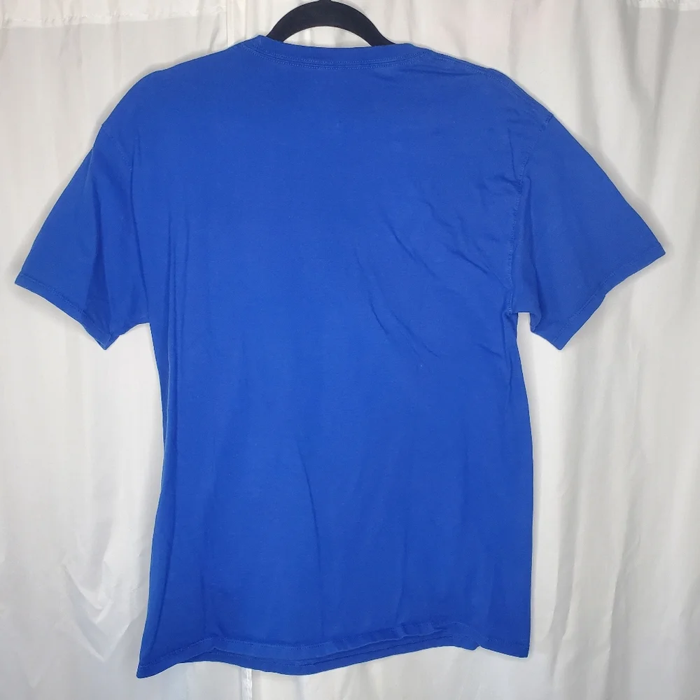 ☆ Champion Center Logo Royal Blue Short Sleeve T-Shirt Size Medium - Picture 5 of 6